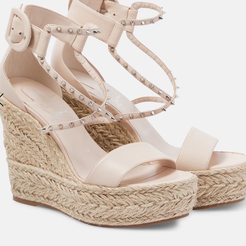 CHRISTIAN LOUBOUTIN
Chocazeppa Spikes 120 espadrille wedges